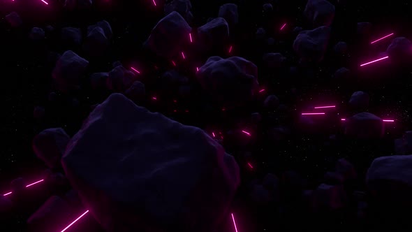 Asteroids And Lasers VJ Loop