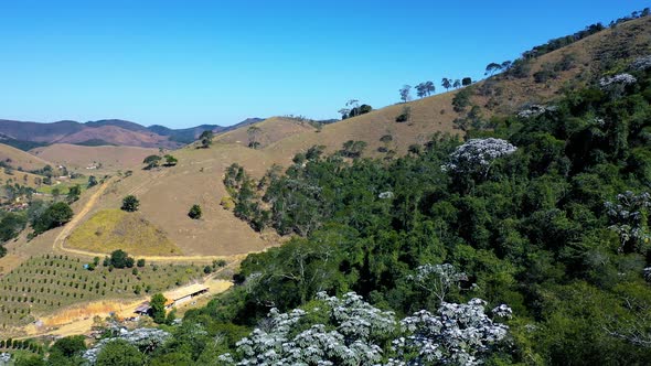 Drone Aerial video - View of the hills