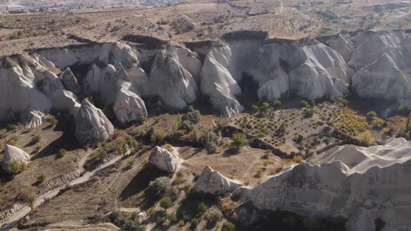 Aerial View Cappadocia Landscape