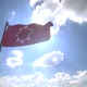 Oglala Sioux Pine Ridge Flag / Native American Flag (USA) on a Flagpole V4 - VideoHive Item for Sale