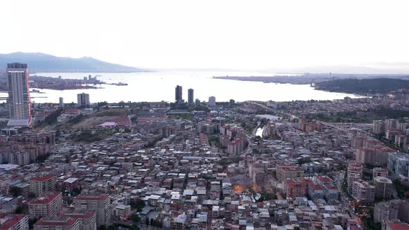 Aerial view of izmir