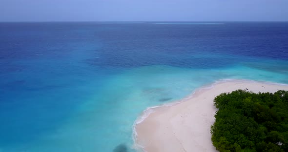 Tropical above abstract view of a white paradise beach and blue sea background in best quality 