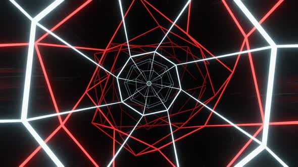 Vj Loop Tunnel Abstract Lines 02