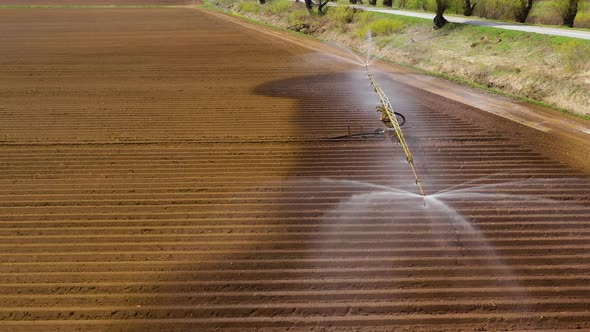 Irrigation System on Agricultural Land