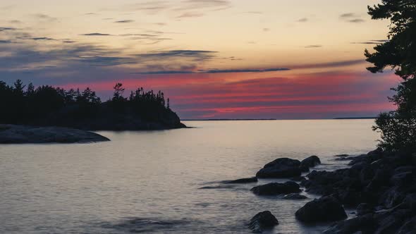 Sunset  Lake Superior