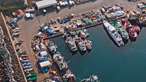 Small Port with Fishing Boats