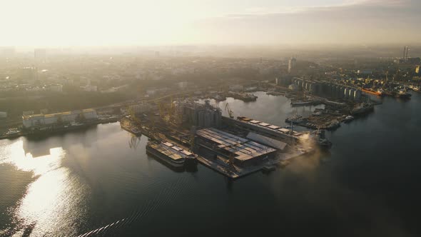 Odessa Port View From Drone