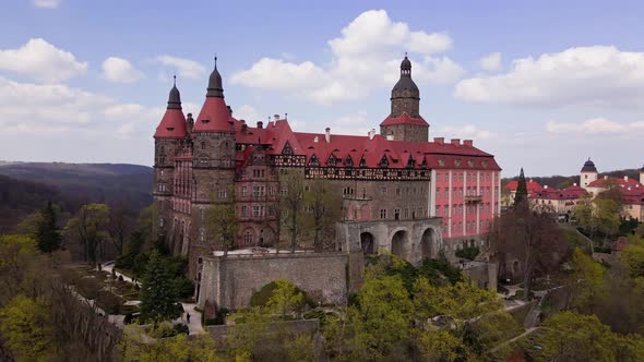 Ksiaz Castle in Poland Lower Silesia