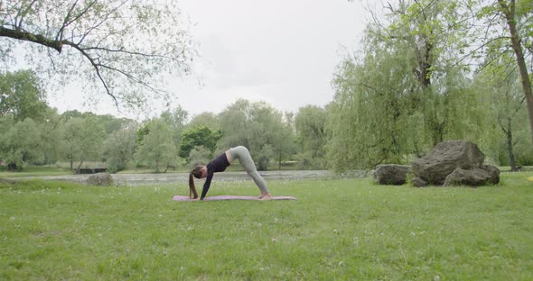 Yoga Action Exercise Healthy in the Park