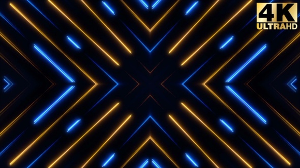 Abstract Neon Lines Background 8 Pack