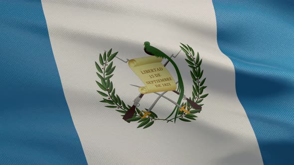 Guatemala Flag Loop 8sec