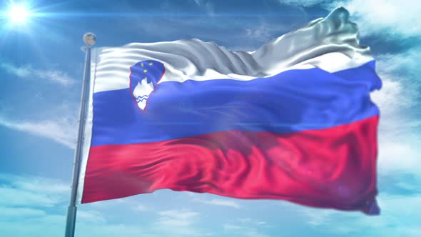 4K 3D Slovenia Flag