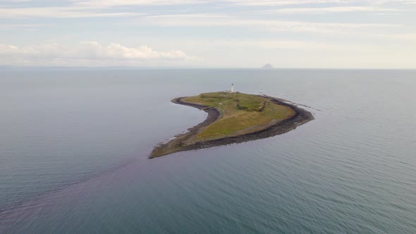 The Isle of Pladda on the South Coast of Arran in Scotland