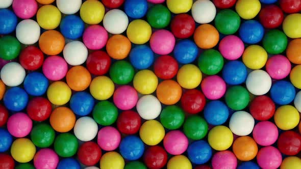 Colorful Gumballs Rotating