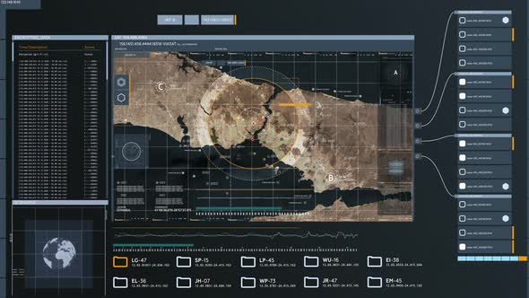 Innovative International Radar Tracking System Scans River Mouth Geoposition alt