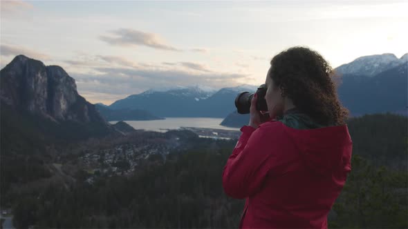 Adventure Travel Photographer Hiking in the Mountains