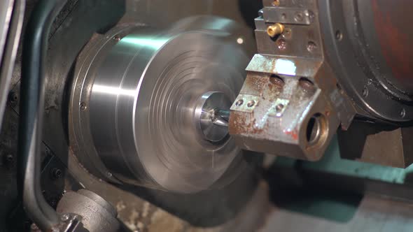 Steel Lathe Turning Machine