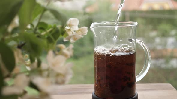 Brewing Black Tea With Jasmine