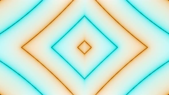 Cyan Brown Color Square Zoom In Background Animation White Background