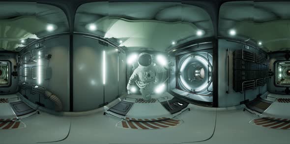 VR360 Interior of Space Station alt