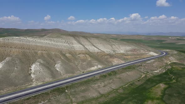 Double Road In The Valley