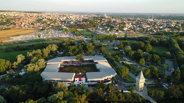 Greased Wrestling Area In Edirne City Turkey