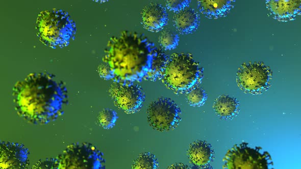 Concept of viral disease, infection. Virus, Coronavirus, SARS, Flu, COVID-19