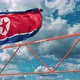Flag of North Korea and Swing Arm Barrier - VideoHive Item for Sale