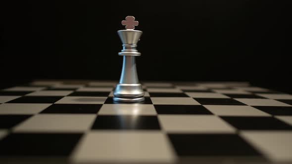 The motion of chess board game, Strategy Games Concept