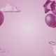 Balloons Among Clouds 3d Cartoon Purple Kids Background - VideoHive Item for Sale