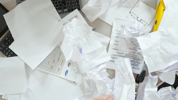 Accountant Wakes Up at Work and Searches Document