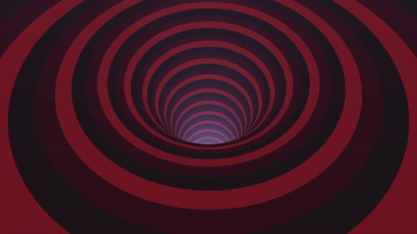 Red and black hypnotic vortex