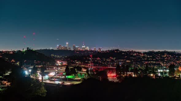 Downtown Los Angeles Night 