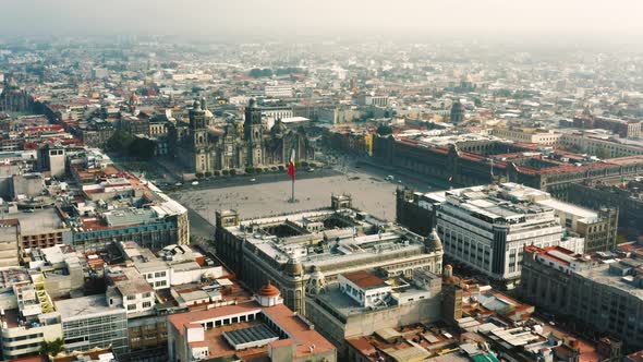 Constitution Square in Mexico City