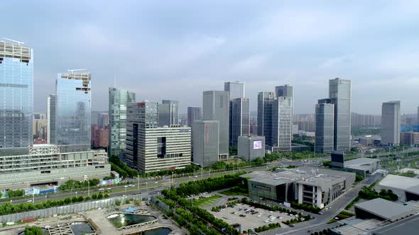 Nanjing City, Jiangsu Province, urban construction landscape