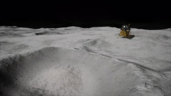 Lunar Landing Mission on the Moon