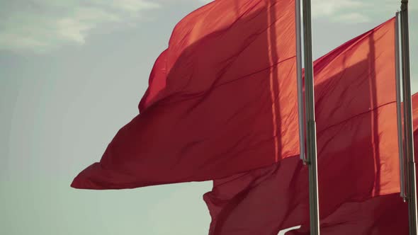 Red Chinese Flag