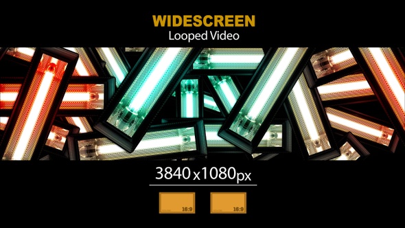 Widescreen Fluorescent Neon Lightbulb 04