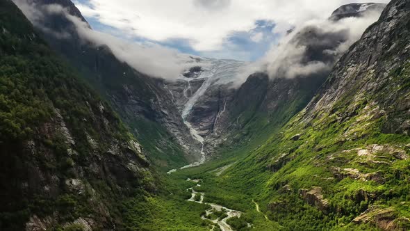 Beautiful Nature Norway Glacier Kjenndalsbreen