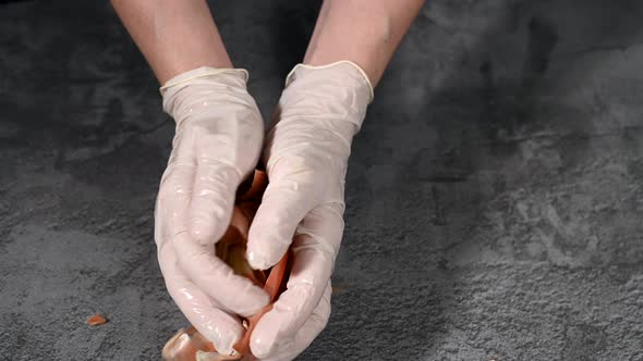 Removing the Garbage From the Table with Hands