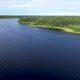 Flight Over the Taiga Forest Lake - VideoHive Item for Sale
