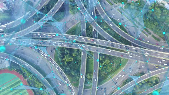 Smart traffic big Data concept