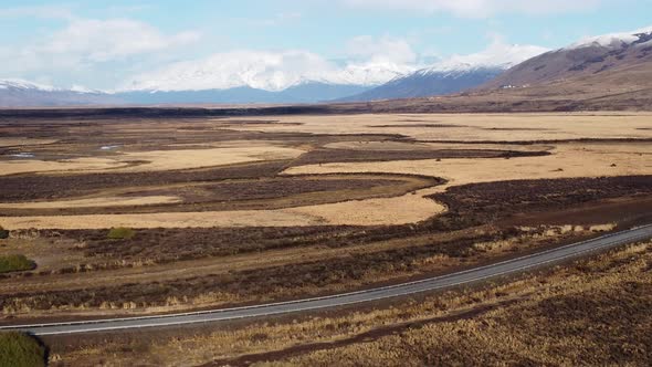 Patagonia landscape. Famous city of El Calafate at Patagonia Argentina