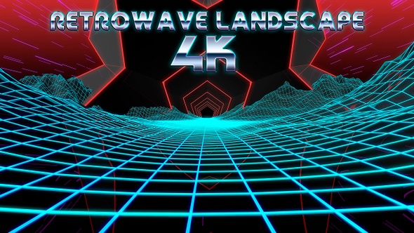 Retrowave Landscape 4K alt