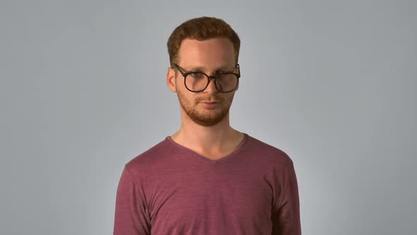 Redhead Male Glasses  Video Prores