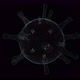 3D Seamless Loop Virus Hologram Wireframe - VideoHive Item for Sale