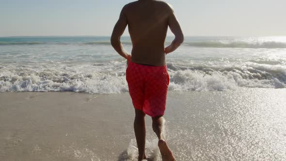 Young man by the sea