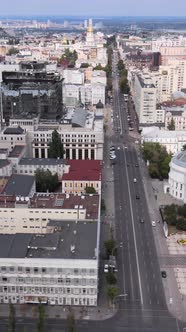 Kyiv Ukraine Aerial View of the City