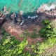Aerial view of Koh Larn beach, Pattaya with blue turquoise seawater - VideoHive Item for Sale