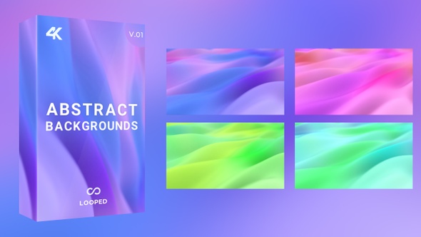 Stylish Animated Wavy Backgrounds Pack